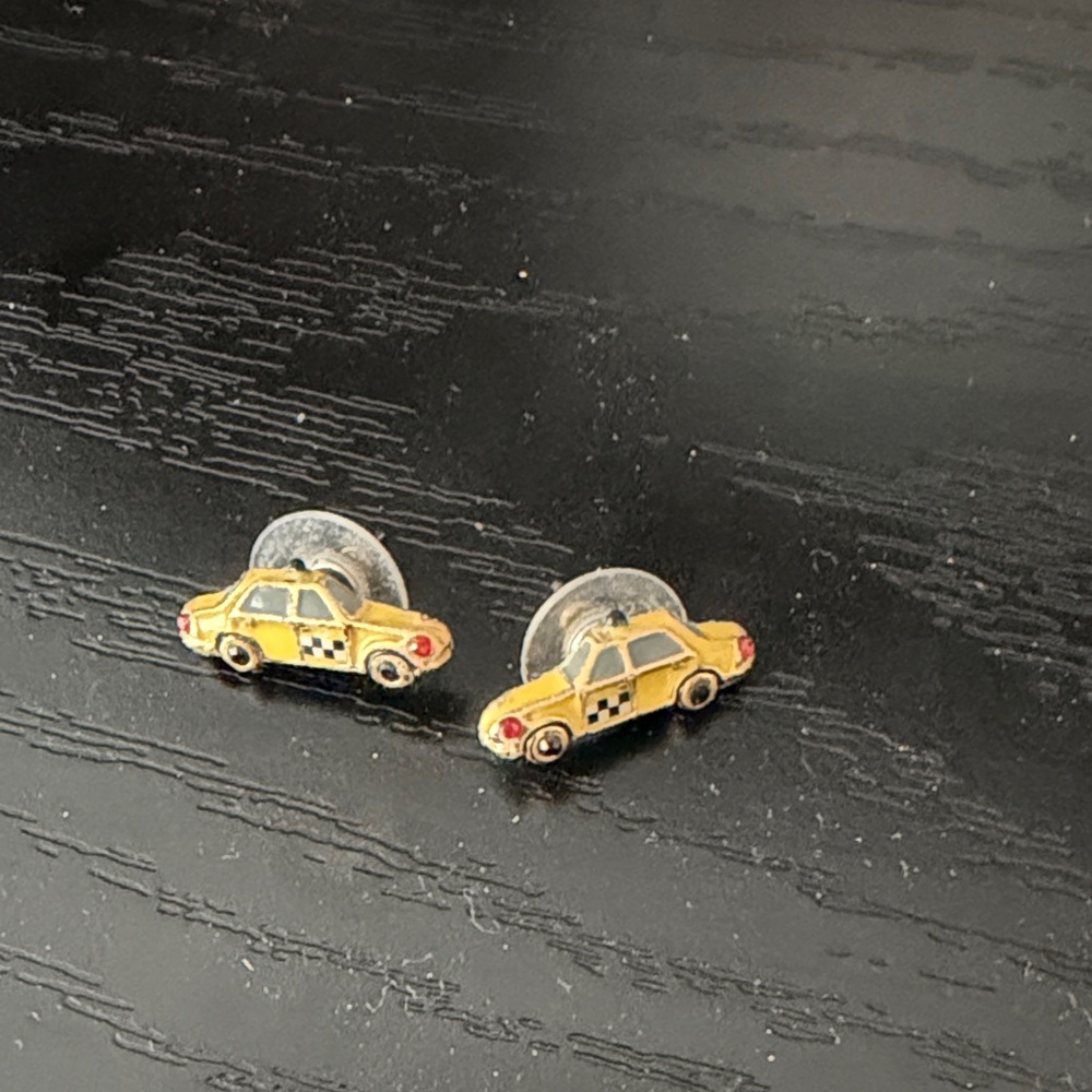 kate spade Yellow Taxi Car Stud Earrings